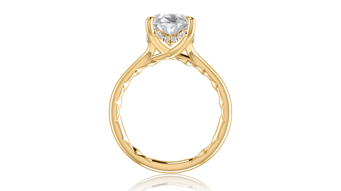 Oval Solitaire Engagement Ring