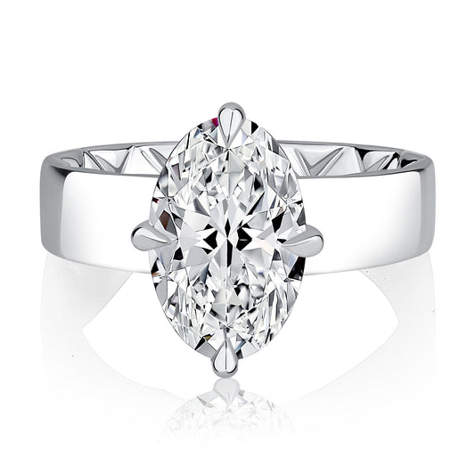 Oval Solitaire Engagement Ring