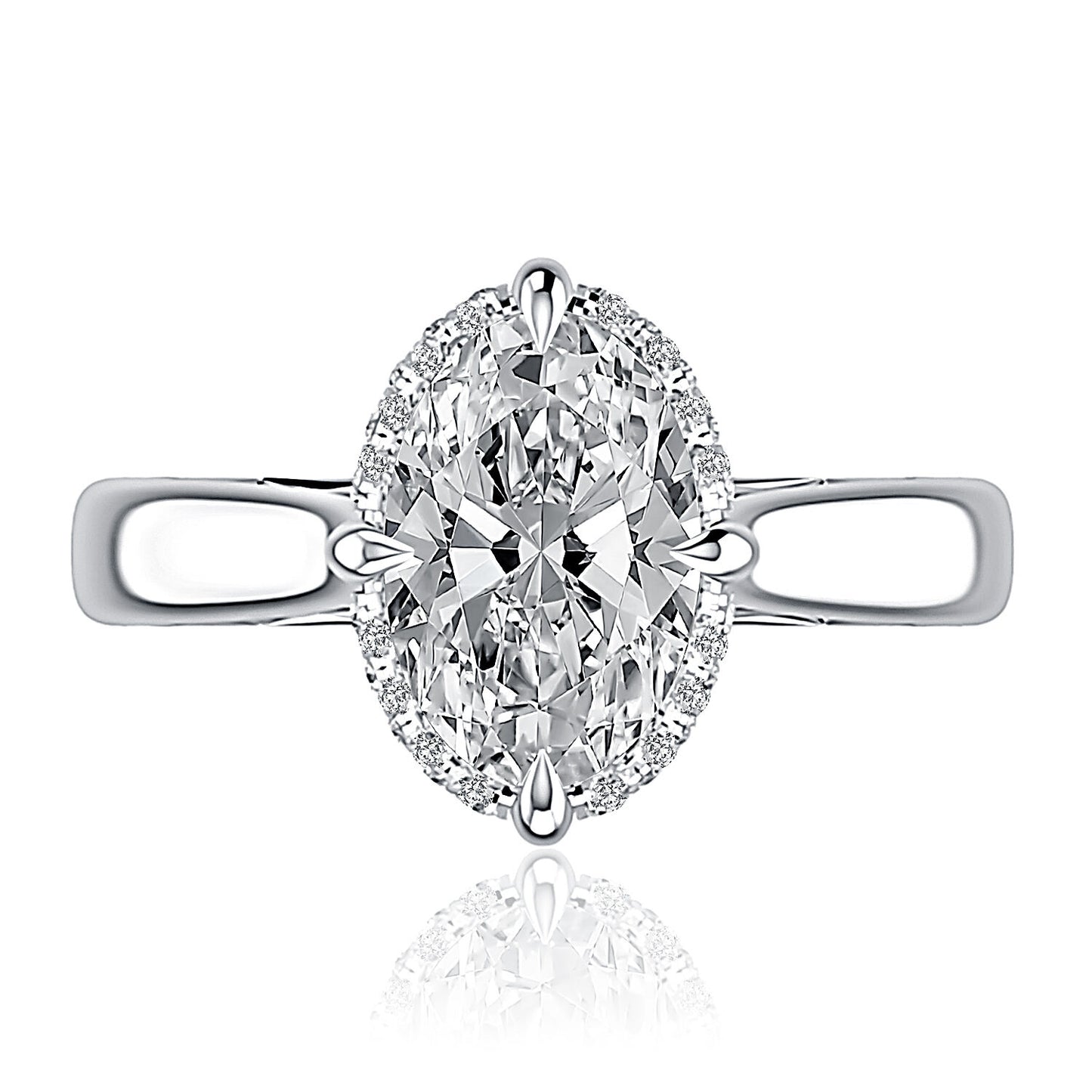Oval Solitaire Engagement Ring