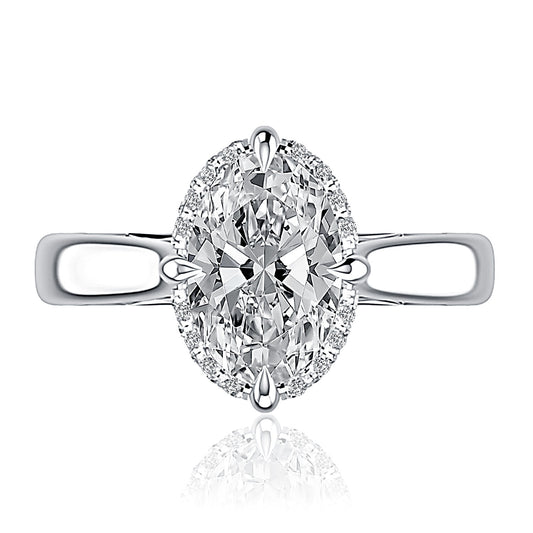 Oval Solitaire Engagement Ring