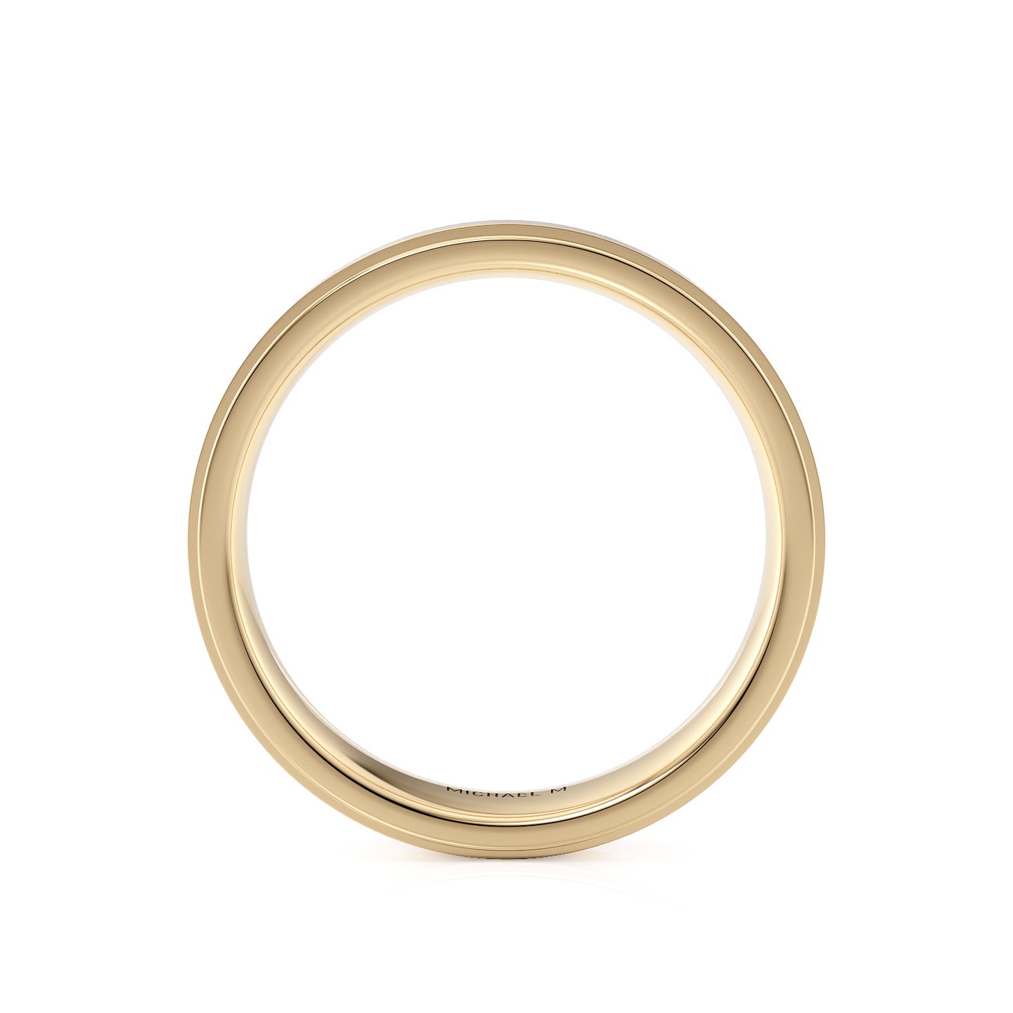 18k Yellow Gold Gent's 6mm Wedding Band