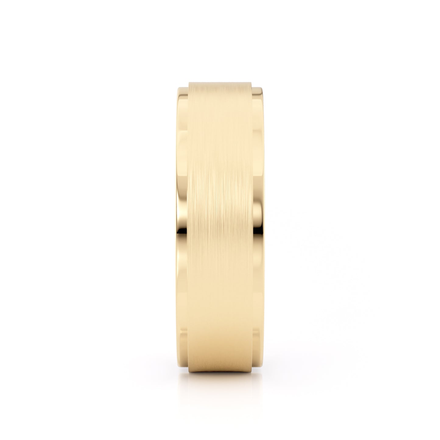 18k Yellow Gold Gent's 6mm Wedding Band