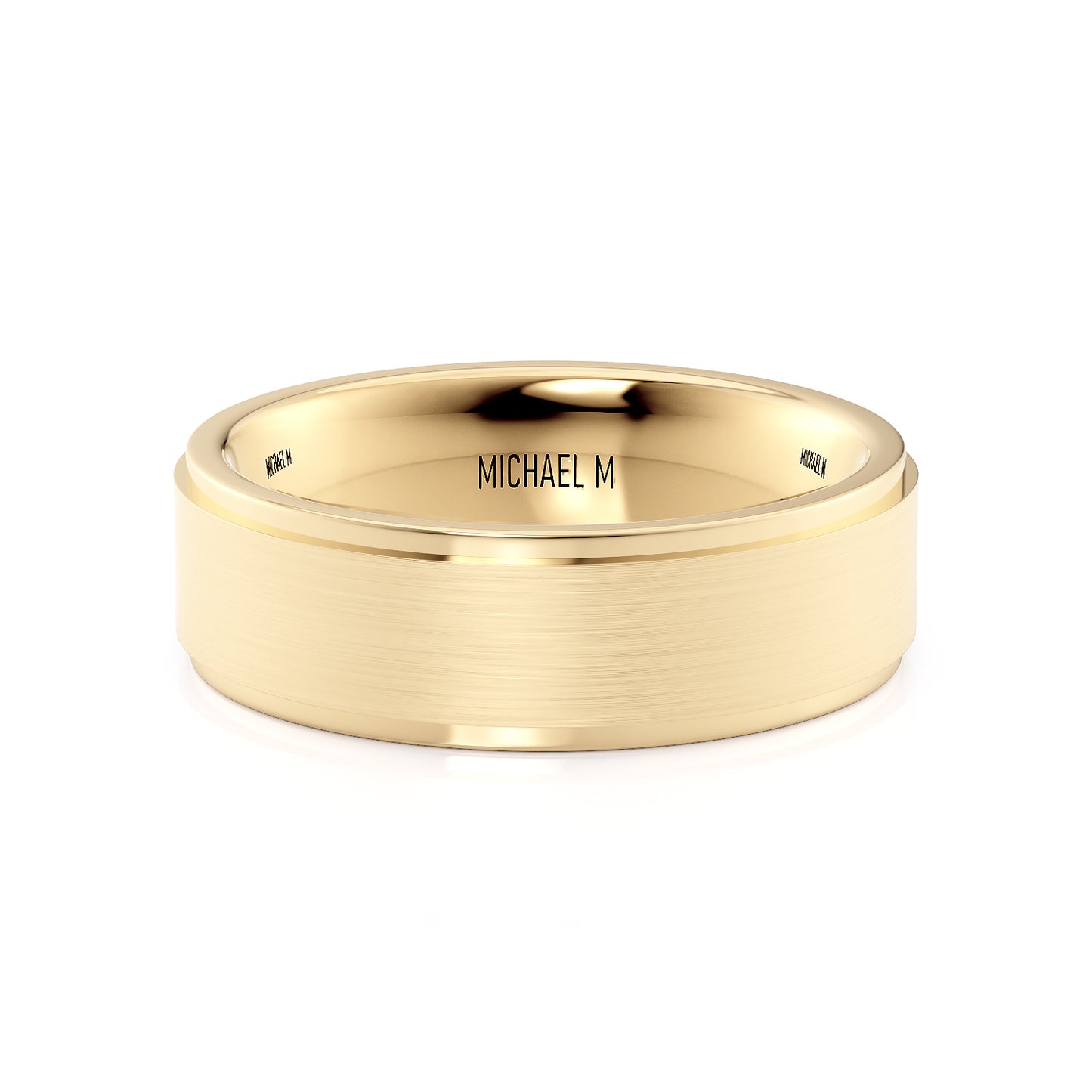18k Yellow Gold Gent's 6mm Wedding Band