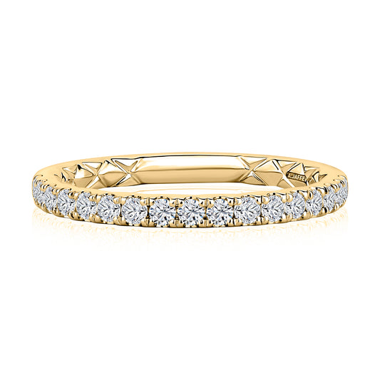 Ladies Yellow Gold Wedding Band
