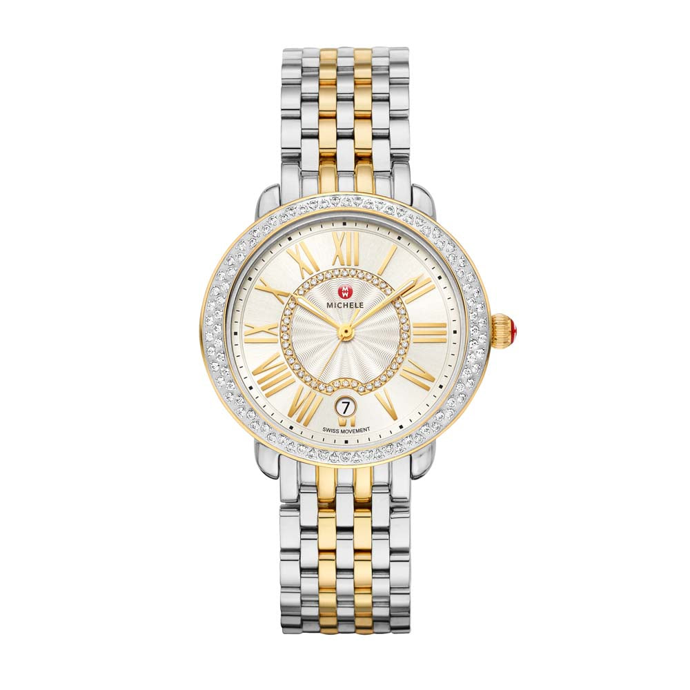 Serein Mid Two-Tone 18K Gold Diamond Watch