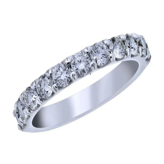 18kt White Gold Wedding Band