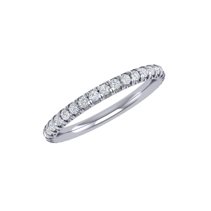 18kt White Gold Eternity Band