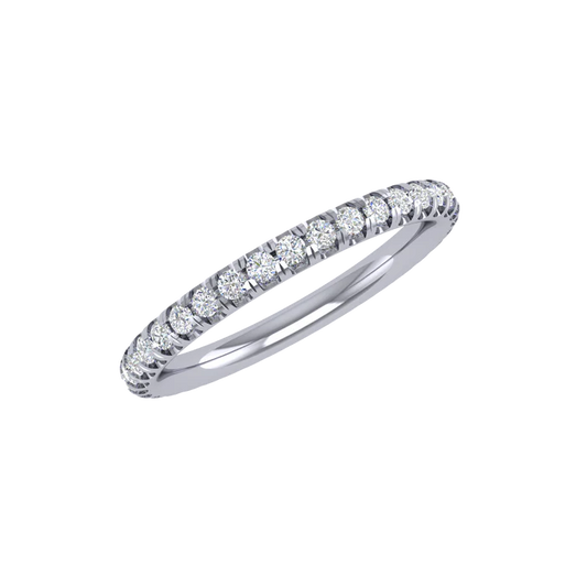 18kt White Gold Eternity Band