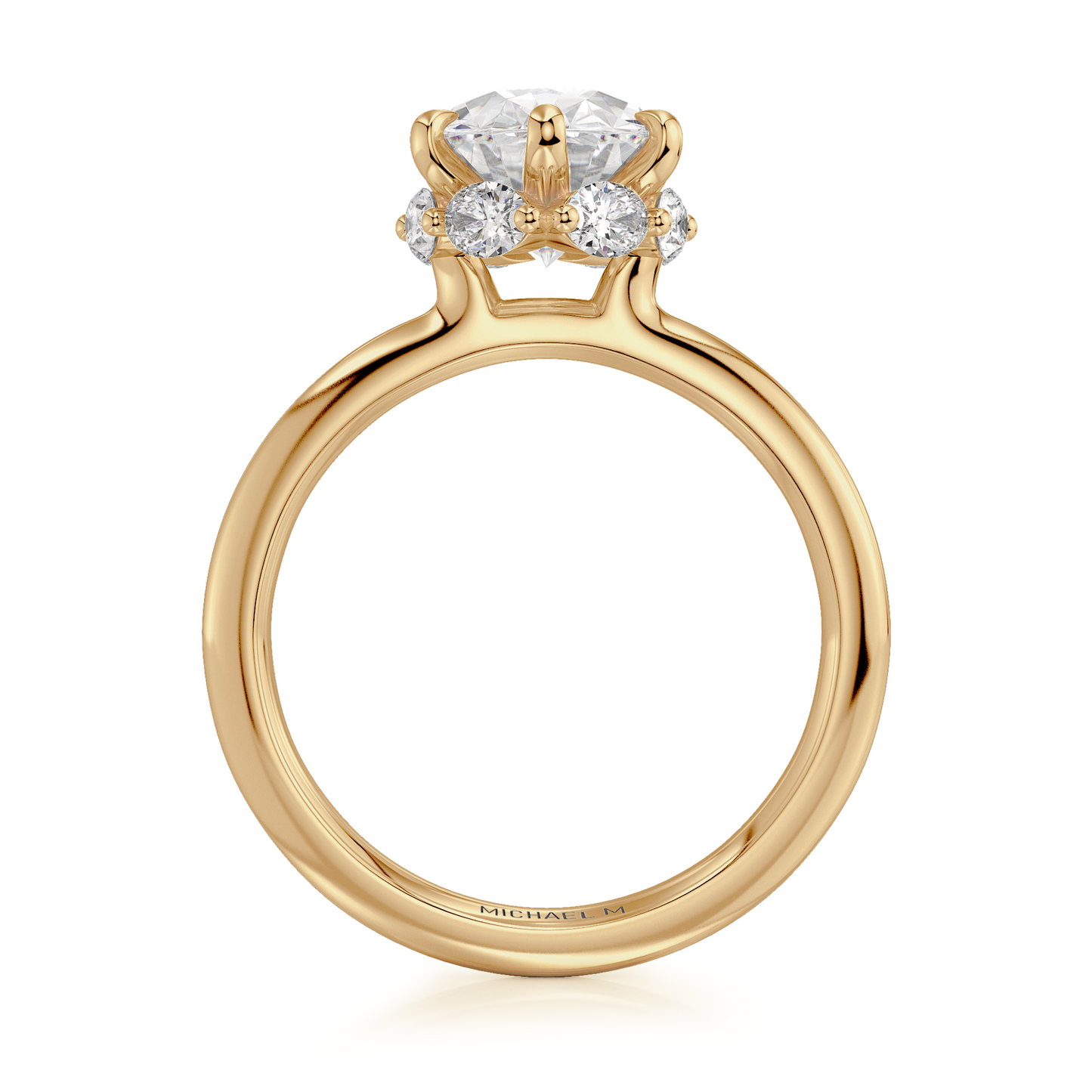 18k Yellow Gold Engagement Ring