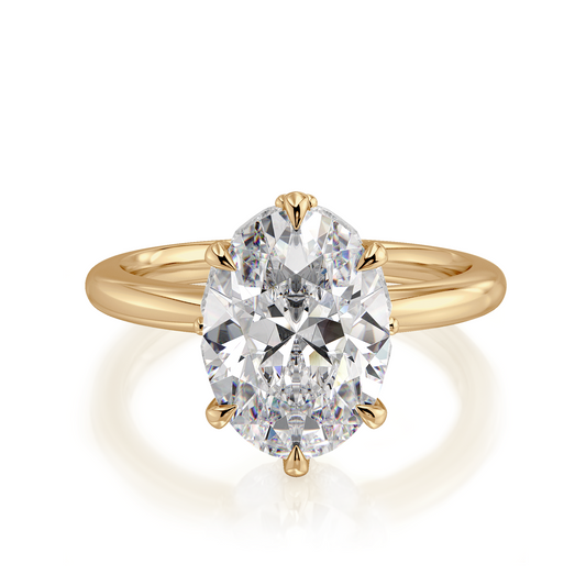18k Yellow Gold Engagement Ring