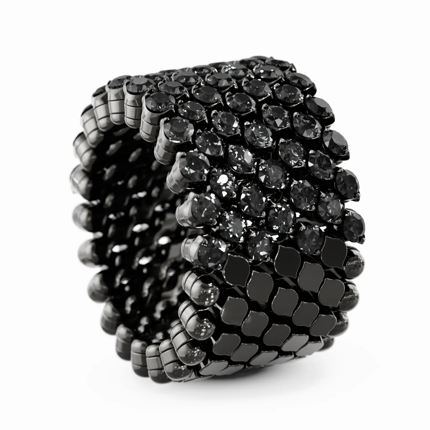 Black Gold and Black Diamond Ring