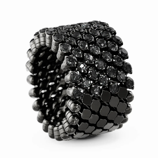 Black Gold and Black Diamond Ring