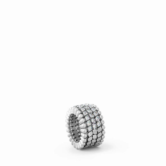 18k White Gold Ring to Bracelet