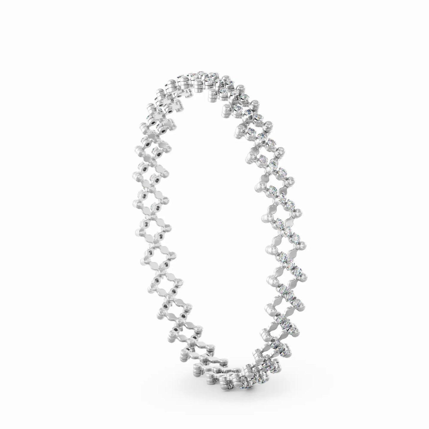 18k White Gold Ring to Bracelet