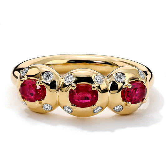 Diamond and Ruby Ring