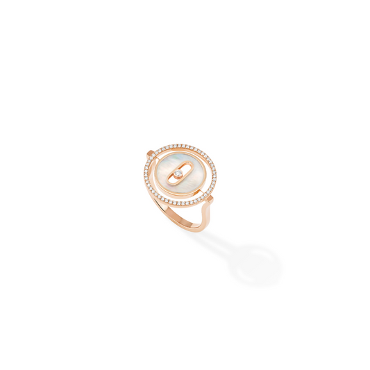 White Mother-of Pearl Lucky Move PM Ring