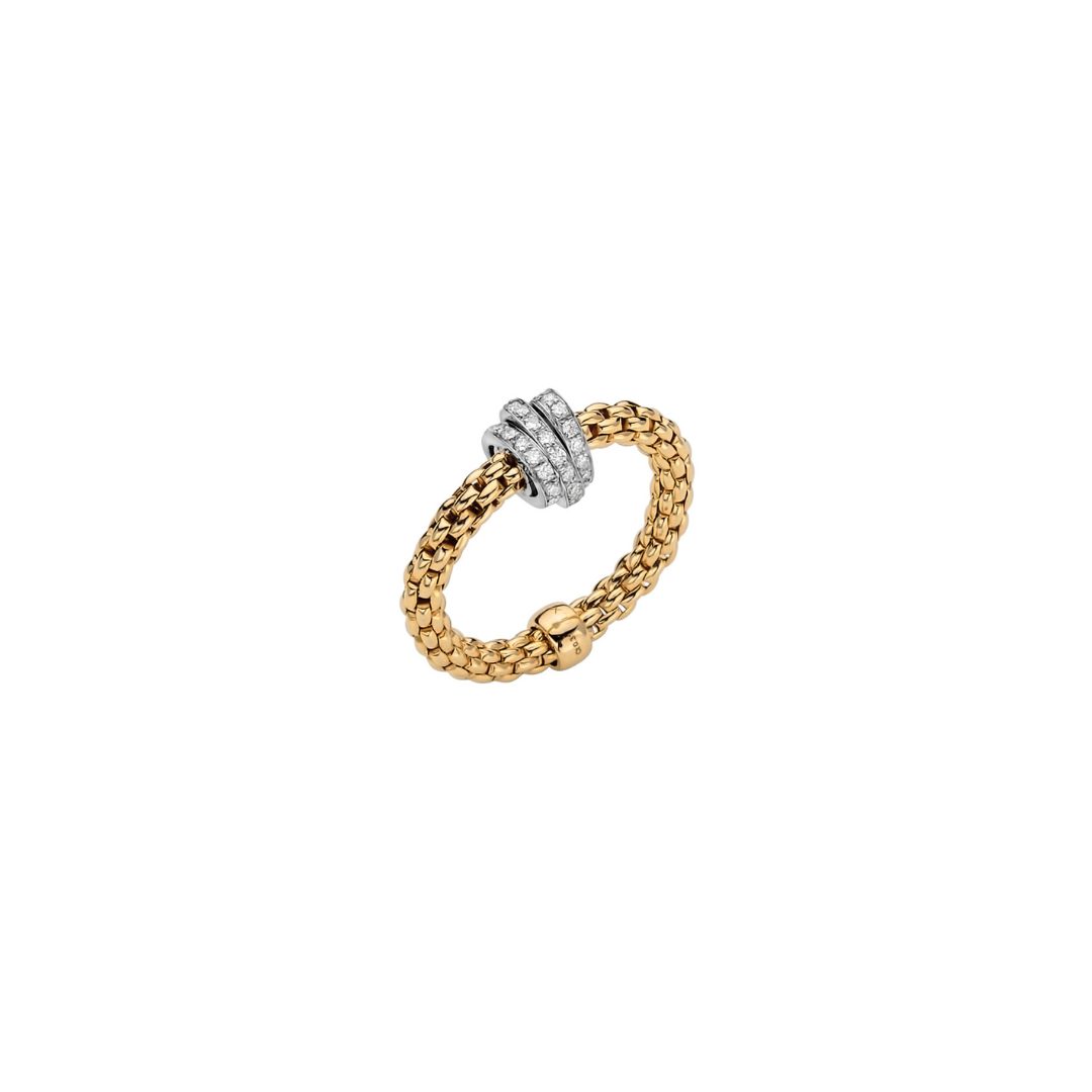 18k Yellow Gold Diamond Ring