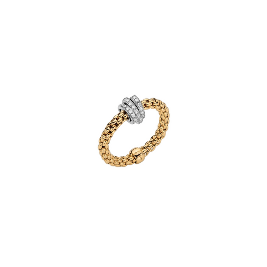 18k Yellow Gold Diamond Ring