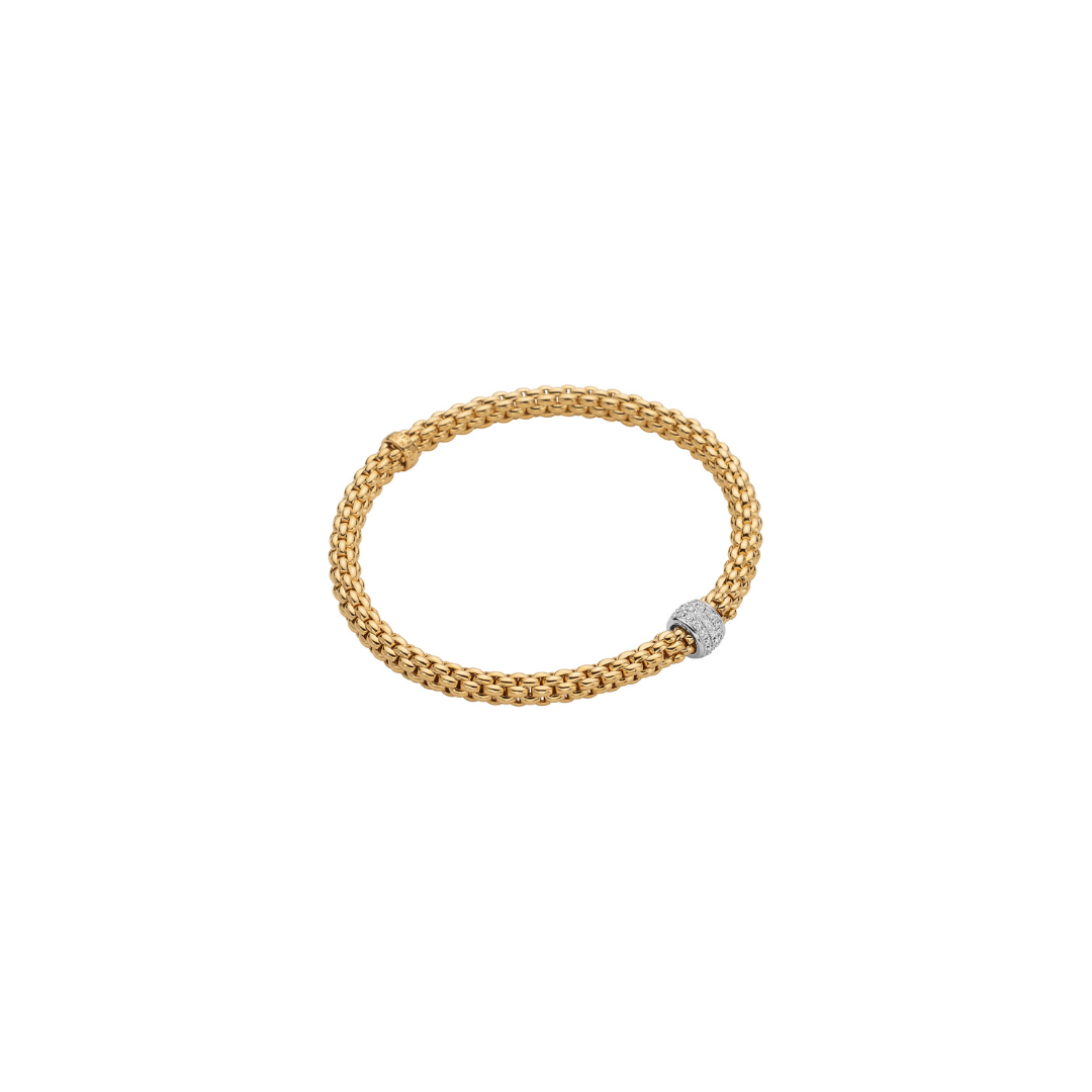 18k Yellow Gold Diamond Bracelet