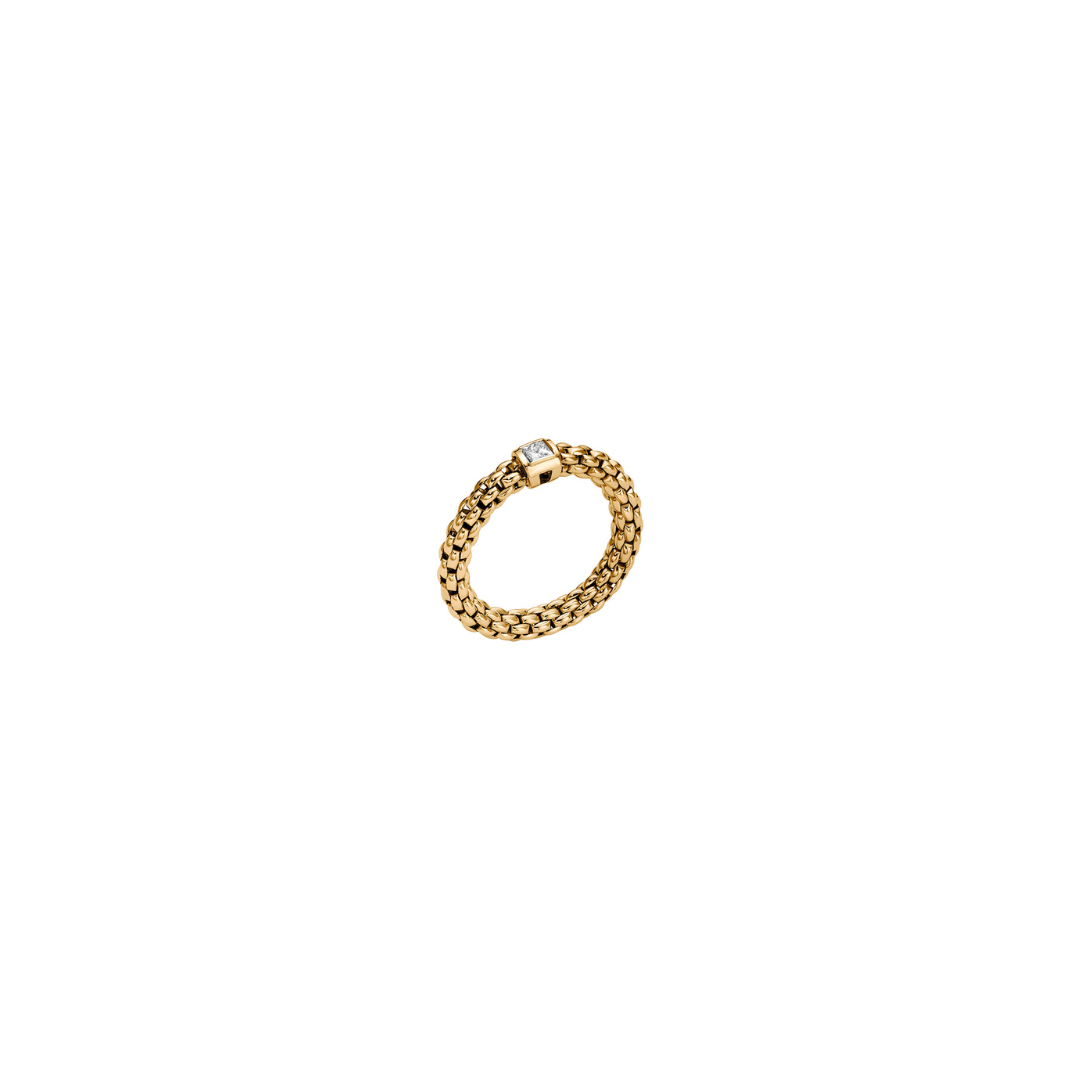 18k Yellow Gold Diamond Ring