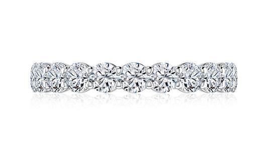 Ladies White Gold Wedding Band