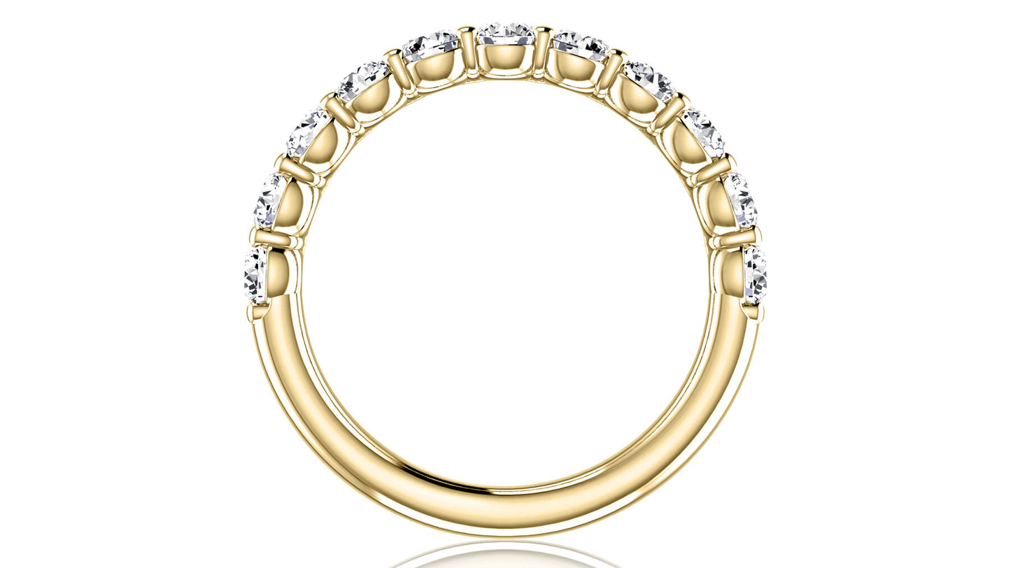 Ladies Yellow Gold Wedding Band