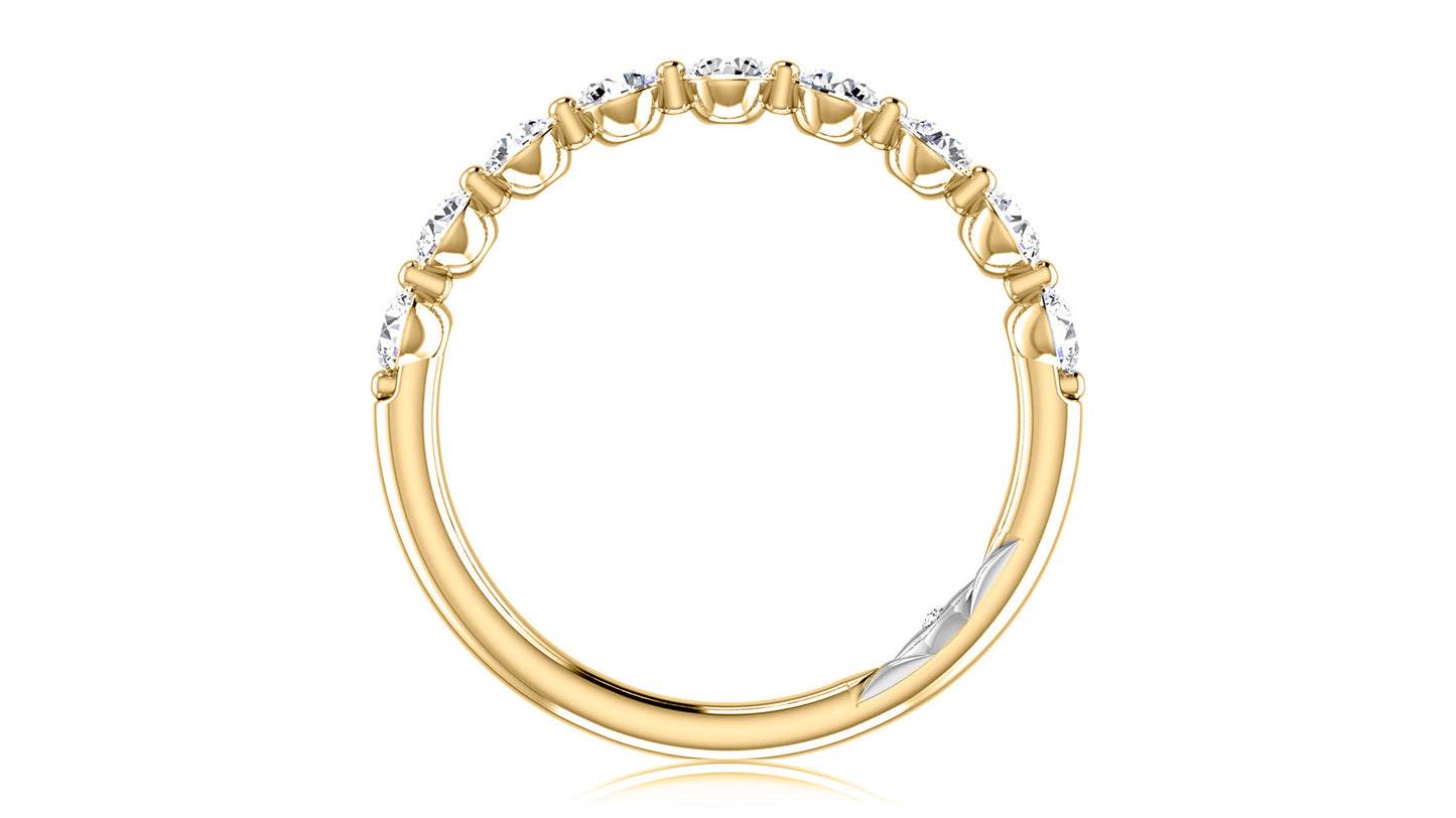 Ladies Yellow Gold Wedding Band
