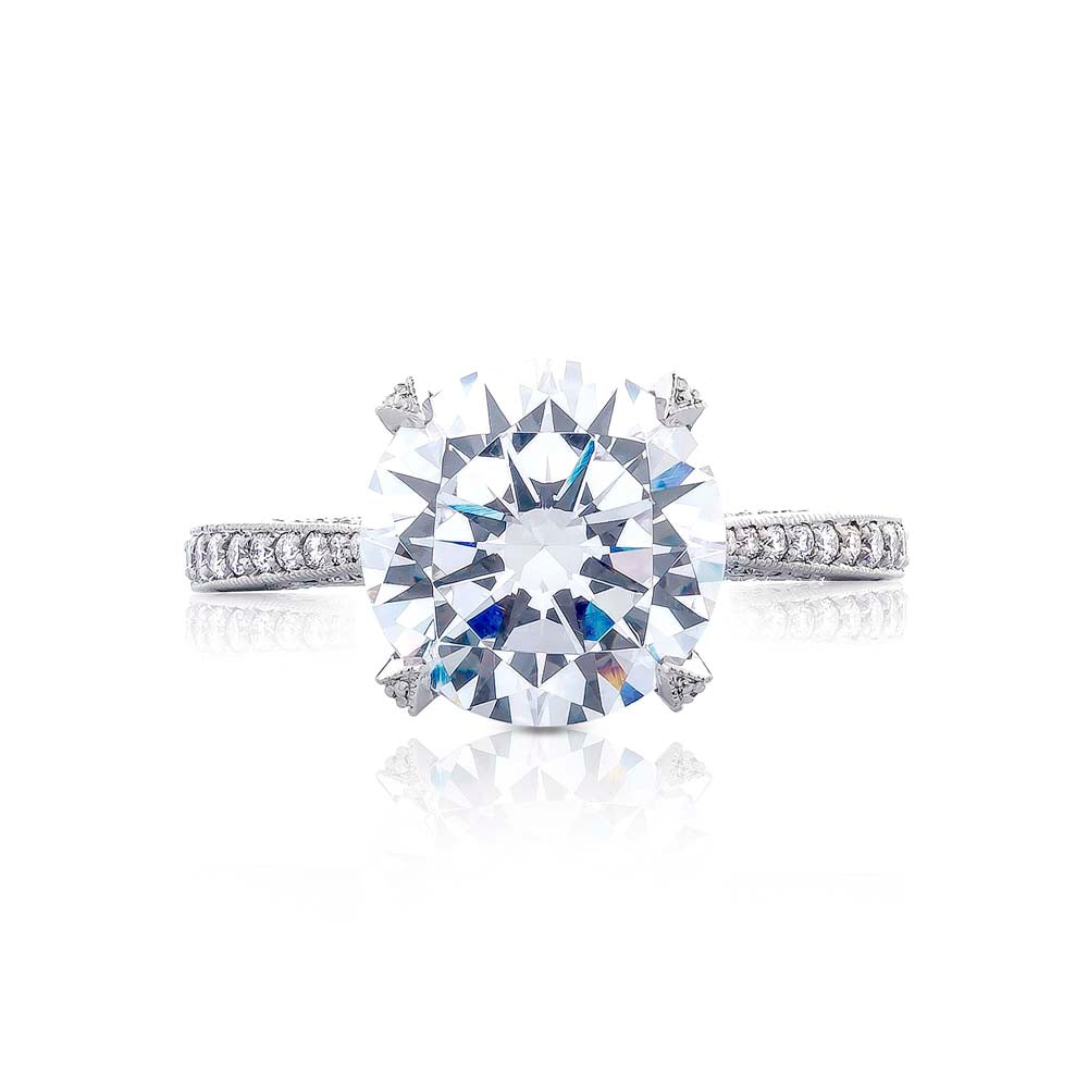 Platinum Cathedral Diamond RoyalT Engagement Ring