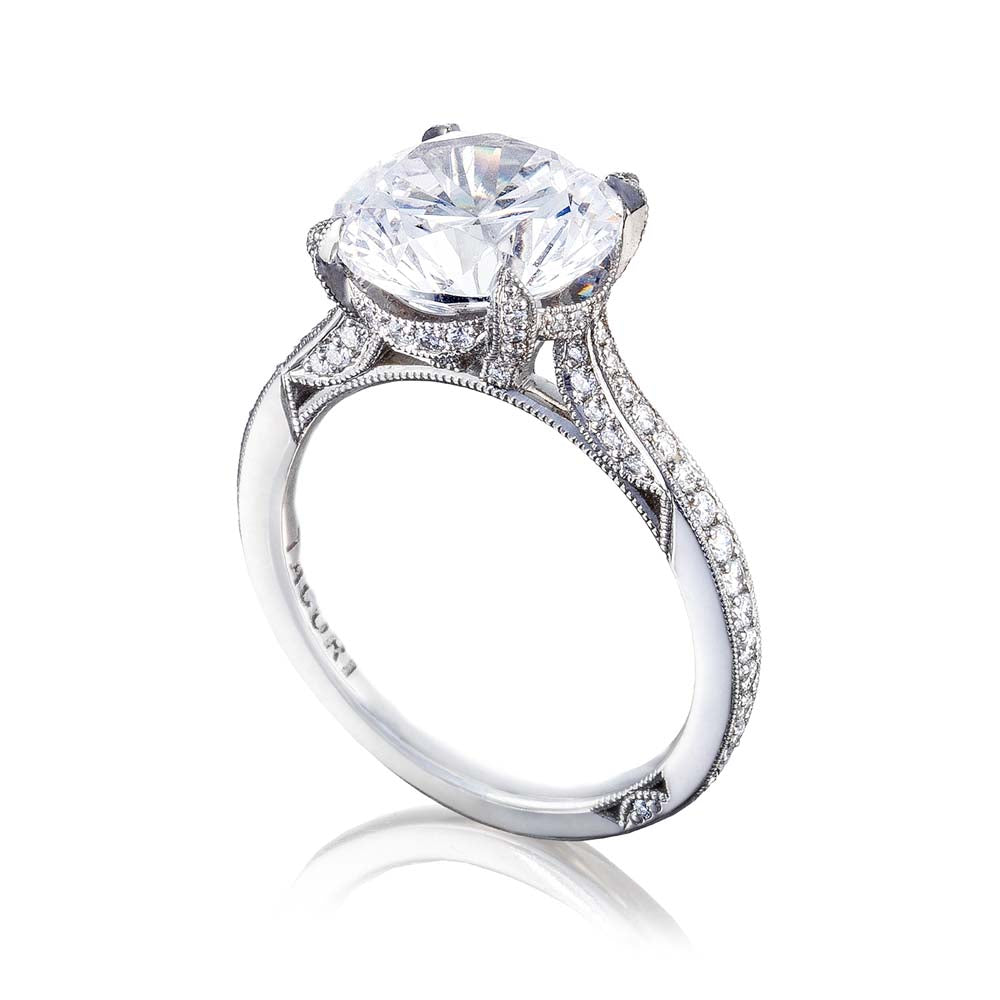 Platinum Cathedral Diamond RoyalT Engagement Ring