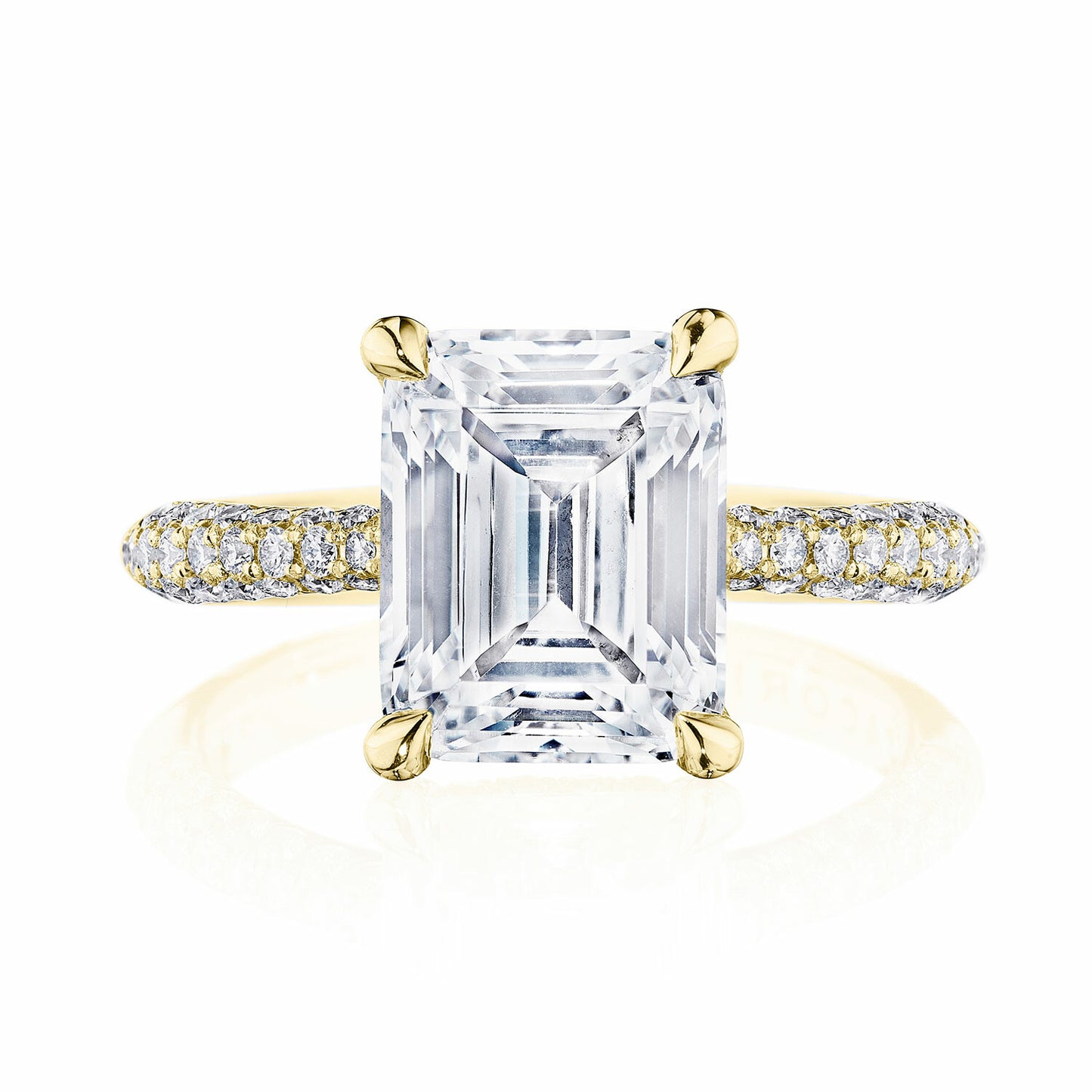Founder's Collection Emerald CathedralEngagement Ring
