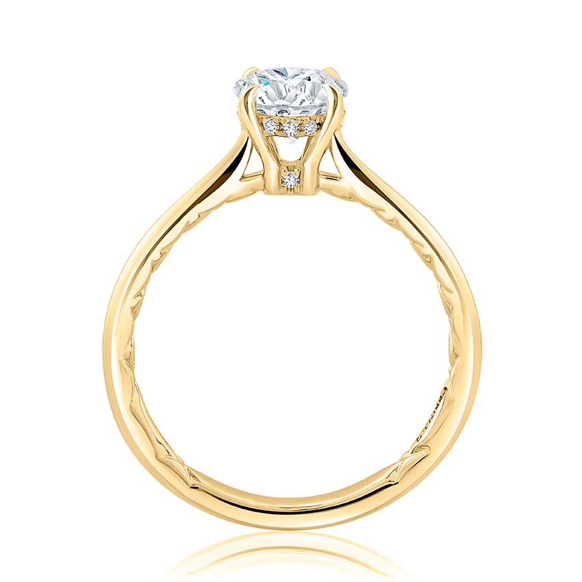 Oval Cut Diamond Solitaire Engagement Ring
